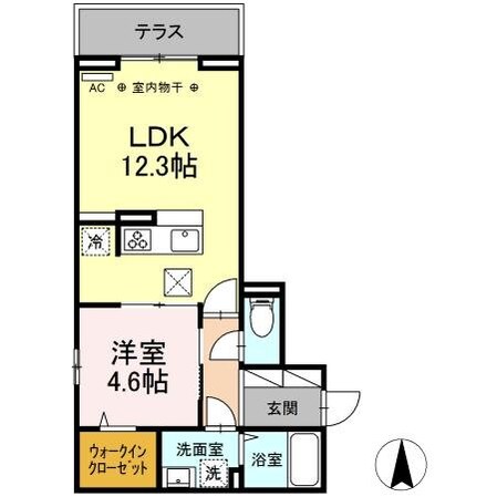 レイクラーヴォの物件間取画像